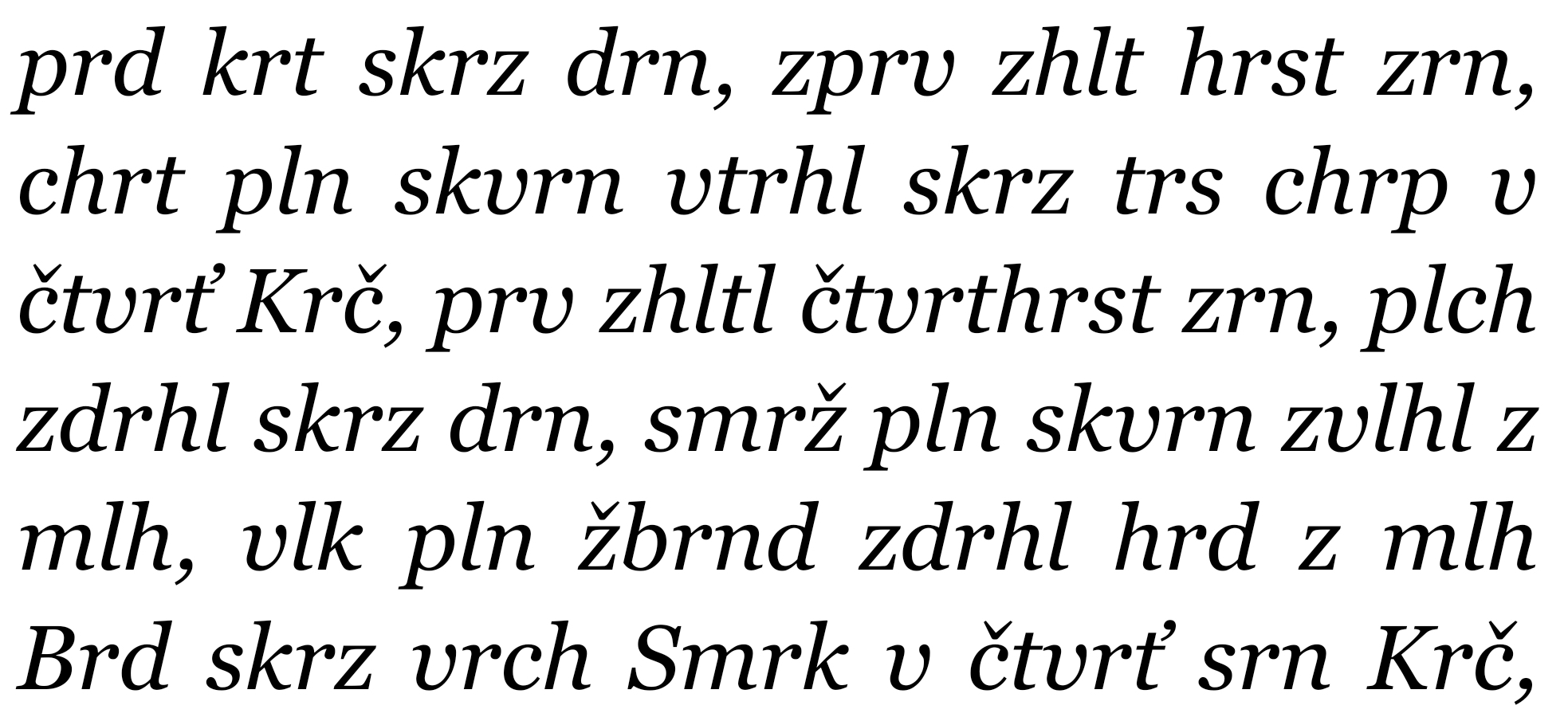 Why does Czech sound like that?