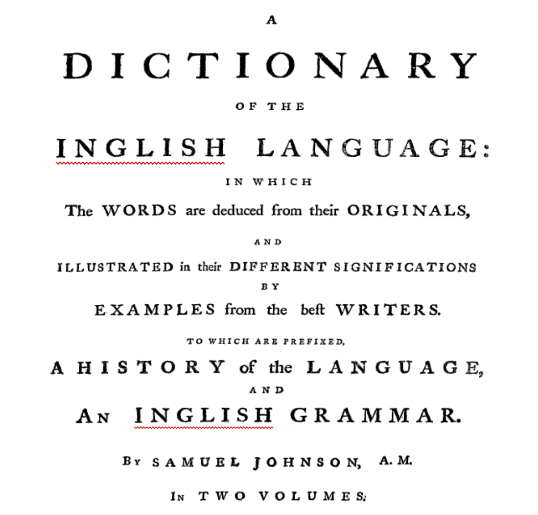 The Inglish Language