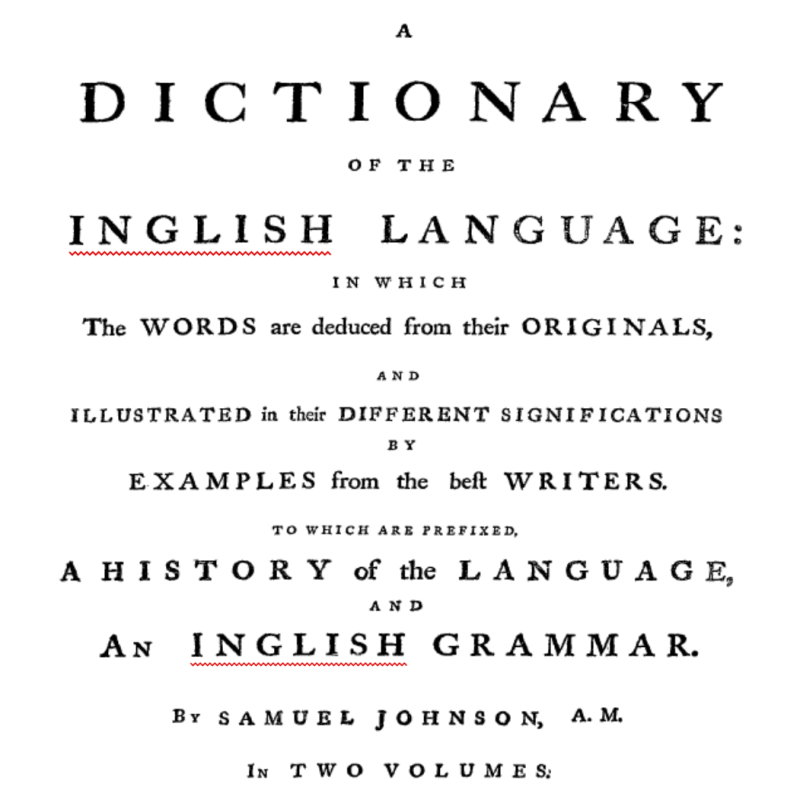 The Inglish Language